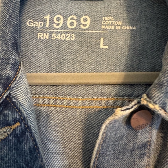 GAP 1969 Style Vintage Woman’s Blue Denim Jean Jacket L - Picture 2 of 15